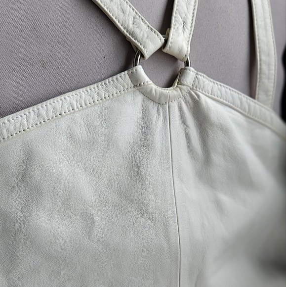 LOEWE WHITE DRESS Napa Plongé Lamb Leather - Picture 4 of 17